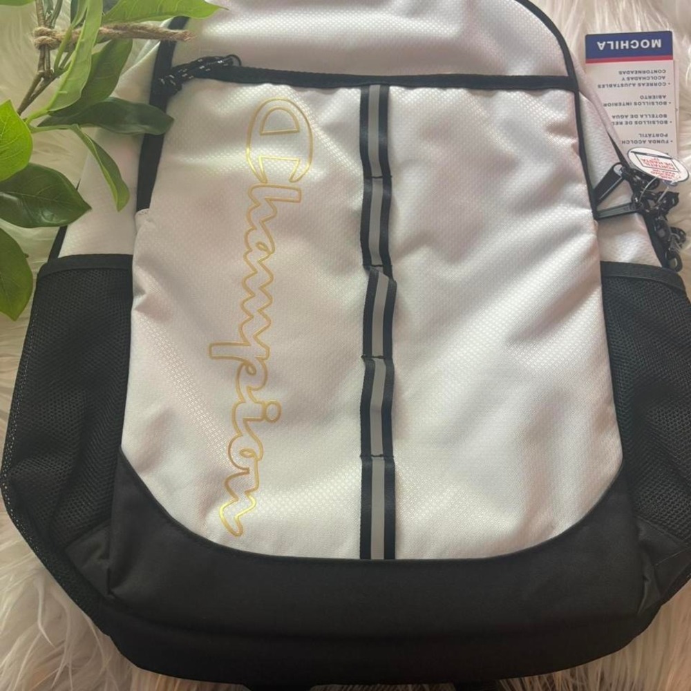 NWT Champion black & white backpack